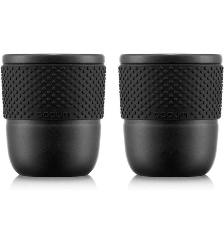 Bodum Teetasse Assam 2er Set Schwarz, 0.3 l