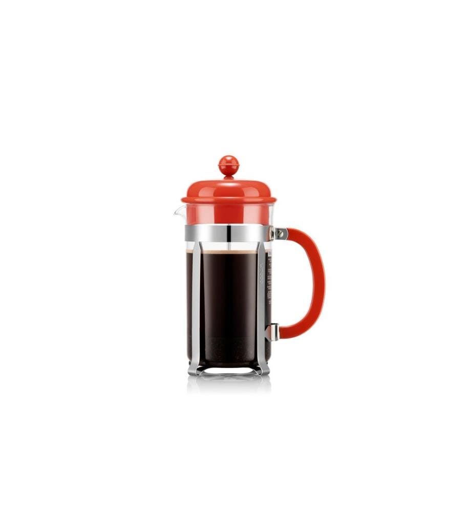 Bodum Caffettiera Caffettiera 1 l, Rosso/Argento