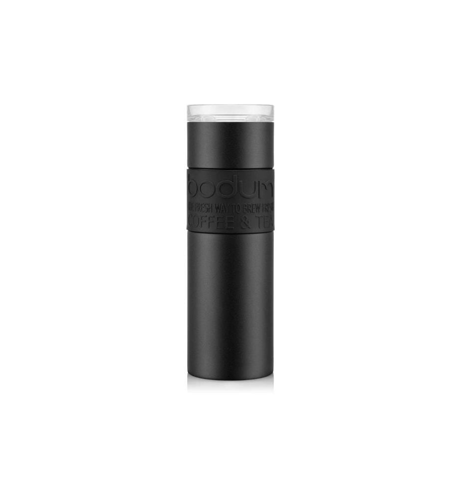 Mug de voyage Bodum à double paroi noir, 0,6 l