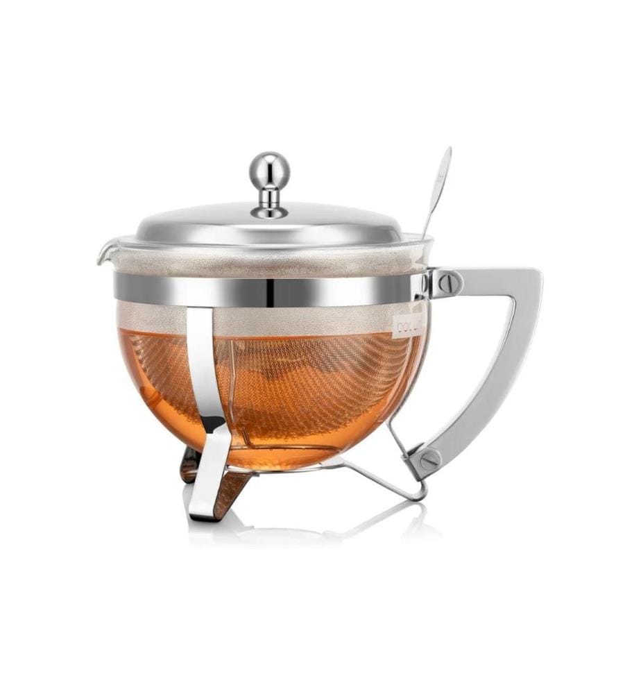 Bodum Teekanne mit Metallgriff Chambord Verchromt, 1 l