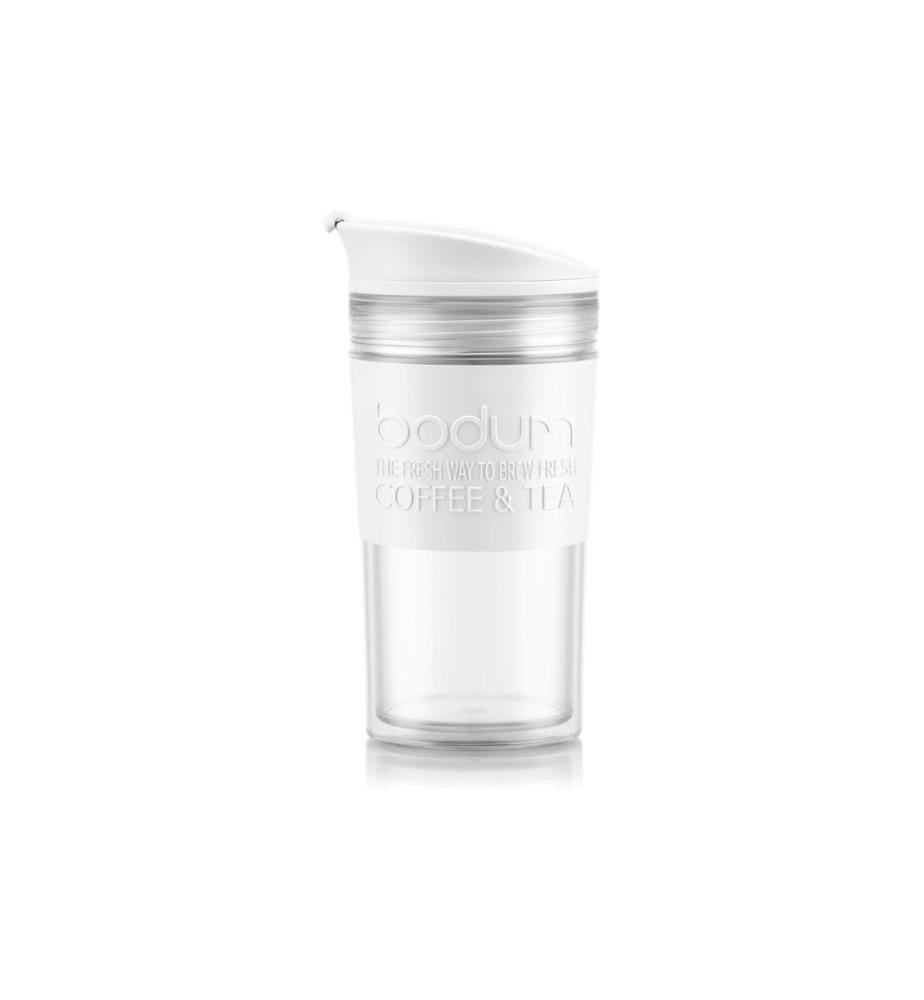 Bodum Tazza Termica Travel Mug 350 ml, Bianco