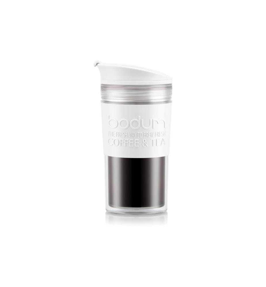 Bodum Tazza Termica Travel Mug 350 ml, Bianco