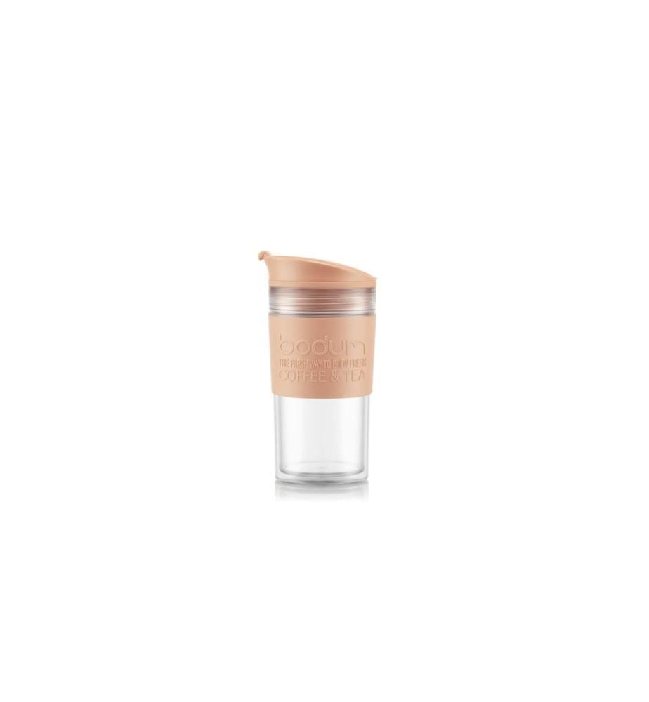 Bodum Tazza termica Travel Mug 350 ml, Beige/Rosa