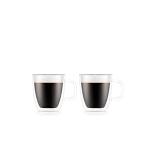 Bodum Thermo-Gläser Bistro 2er Set Transparent, 0.3 l
