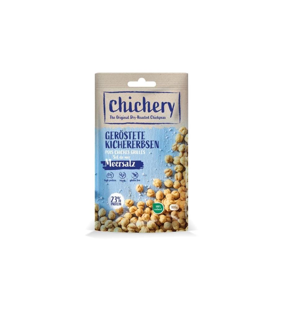 Chichery - Pois chiches grillés sel de mer 100 g