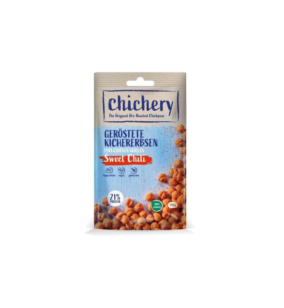 Chichery - Geröstete Kichererbsen Sweet Chili 100 g