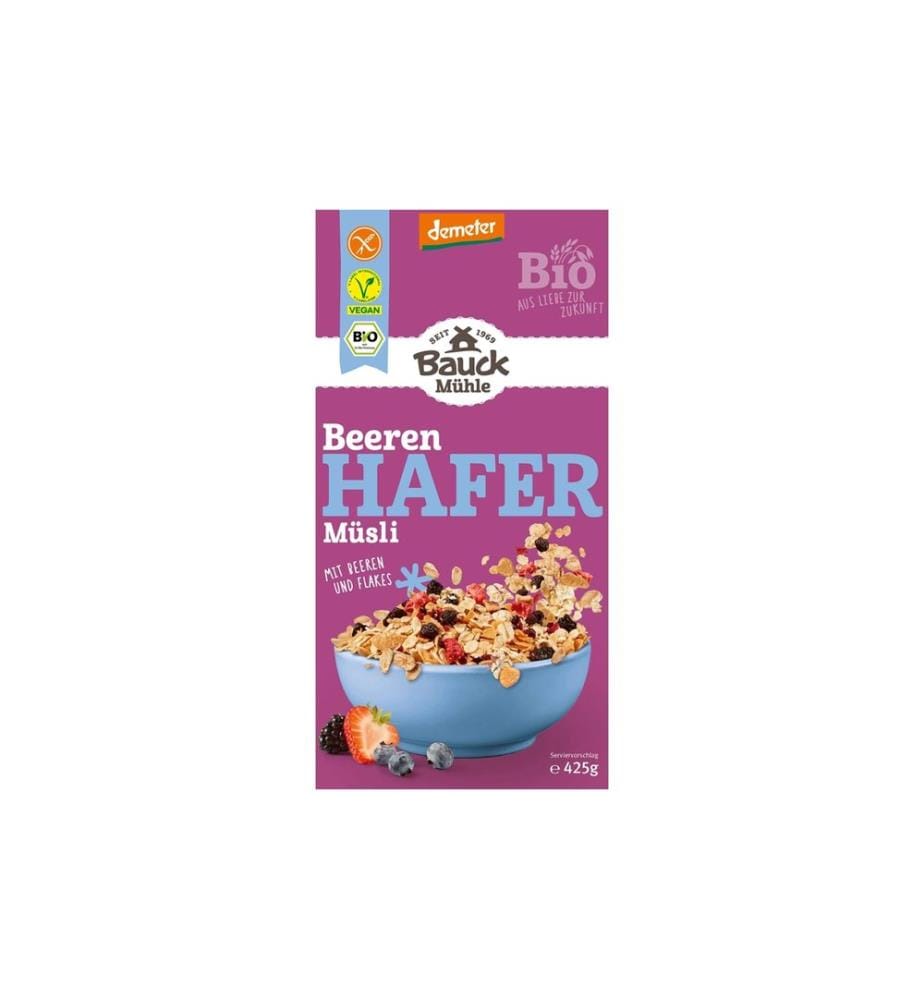 Bauck Mühle - Müesli Hafer Beere 425 g
