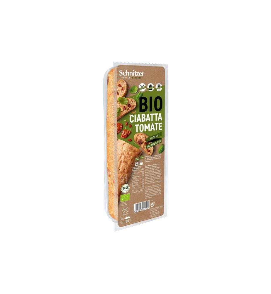 Schnitzer - Brot Bio Ciabatta Tomate 180 g