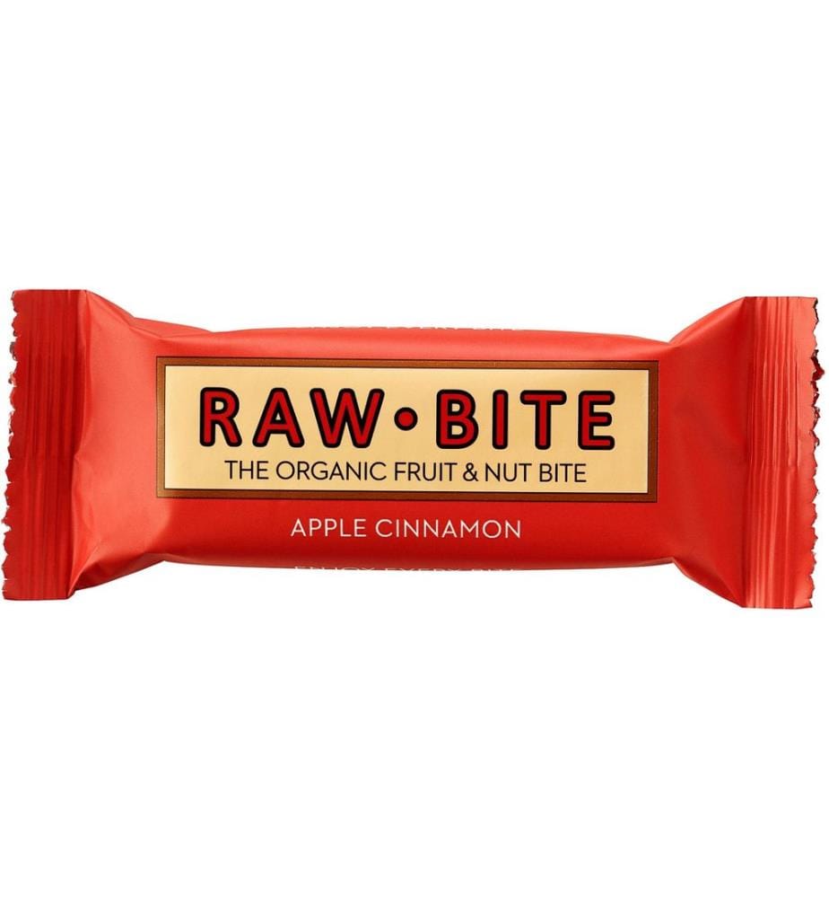 Rawbite - Riegel Bio Rohkost Apfel-Zimt 12 x 50 g