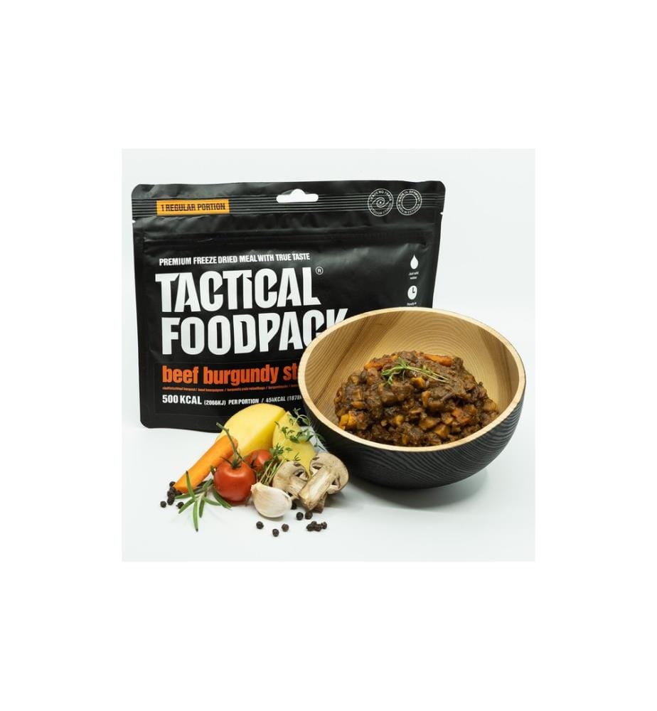 Tactical Foodpack - Hauptgericht Rindfleisch-Burgunder-Eintopf