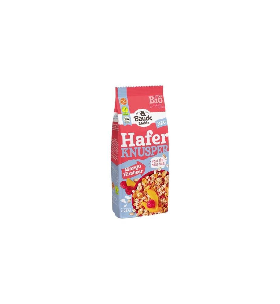 Bauck Mühle - Knuspermüesli Hafer, Mango und Himbeere 285 g