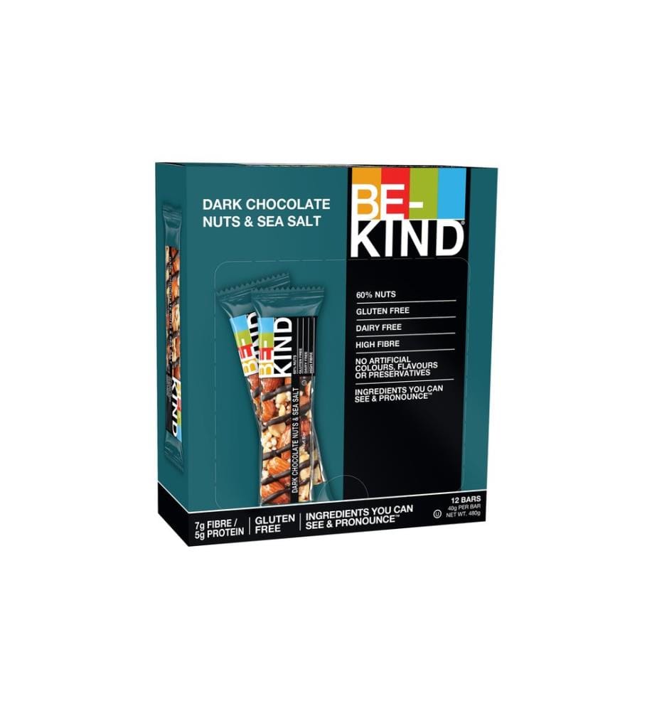 BE-KIND - Riegel Dark Chocolate Nuts & Sea Salt 12 x 40 g