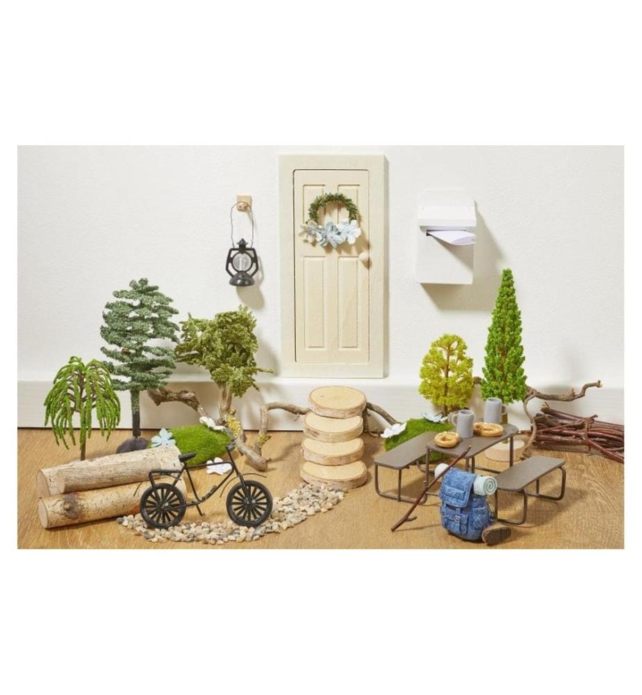 HOBBYFUN - Mini-Utensilien Weide 7.5 cm, Grün