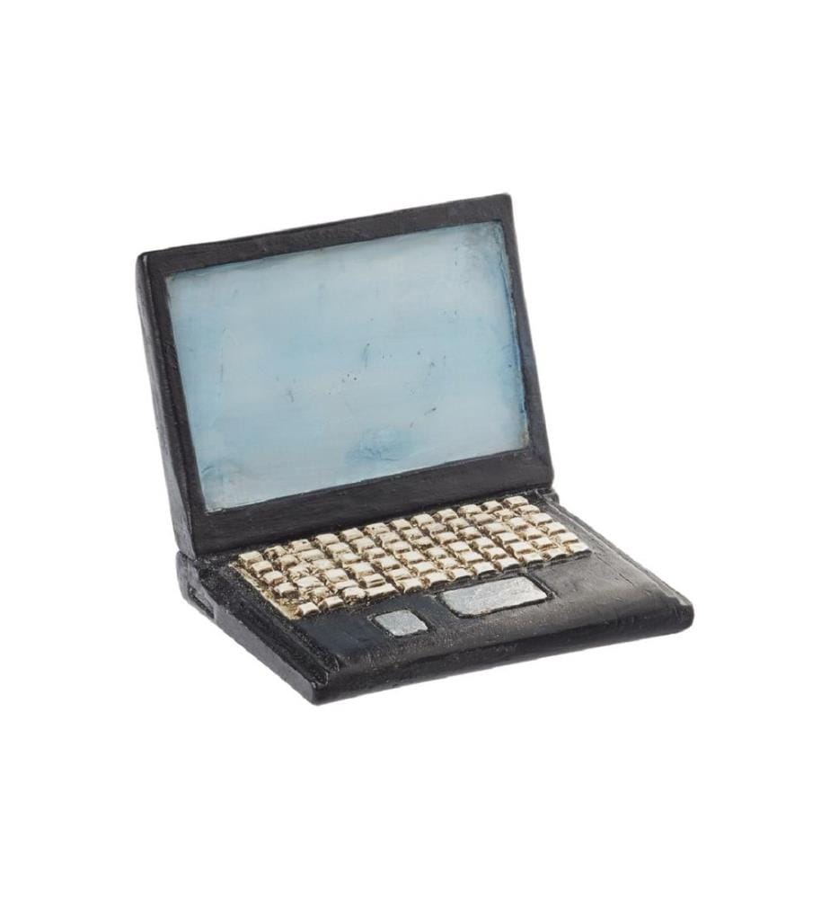 HOBBYFUN - Mini-Utensilien Laptop 4 cm