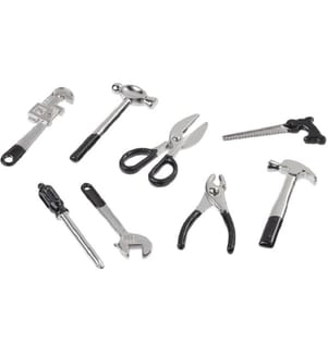HOBBYFUN - Mini ustensiles Jeu d'outils 8 pièces