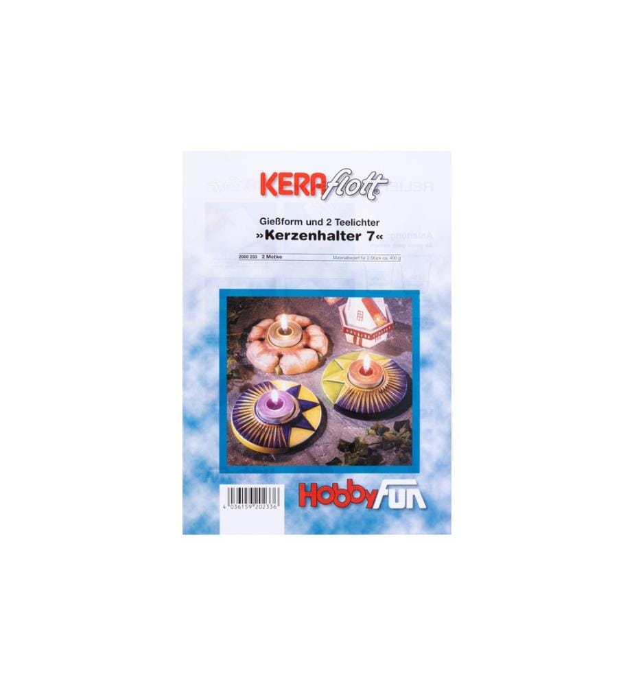 HOBBYFUN - Giessform Kerzenhalter 1 Stück
