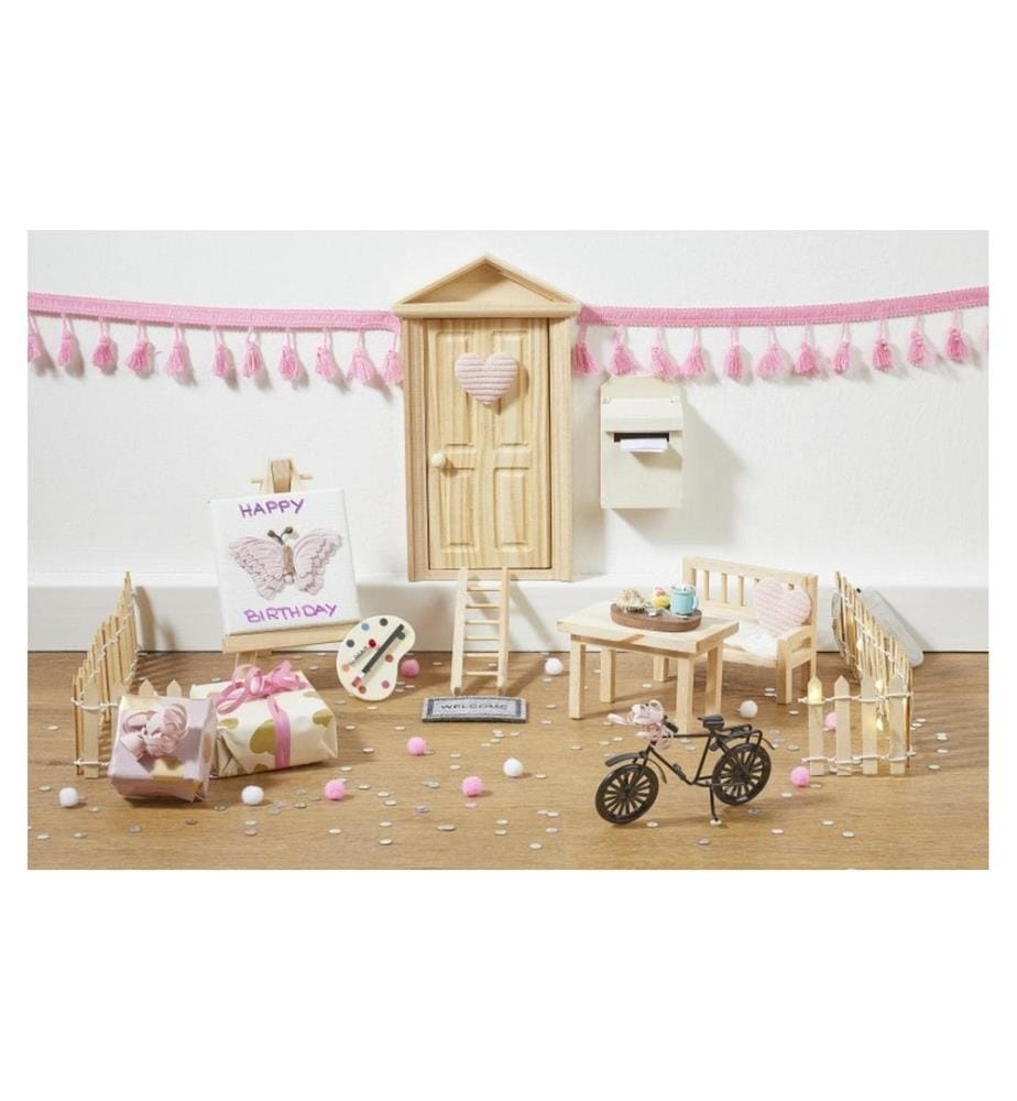 HOBBYFUN - Mini-Möbel Bank 8 cm