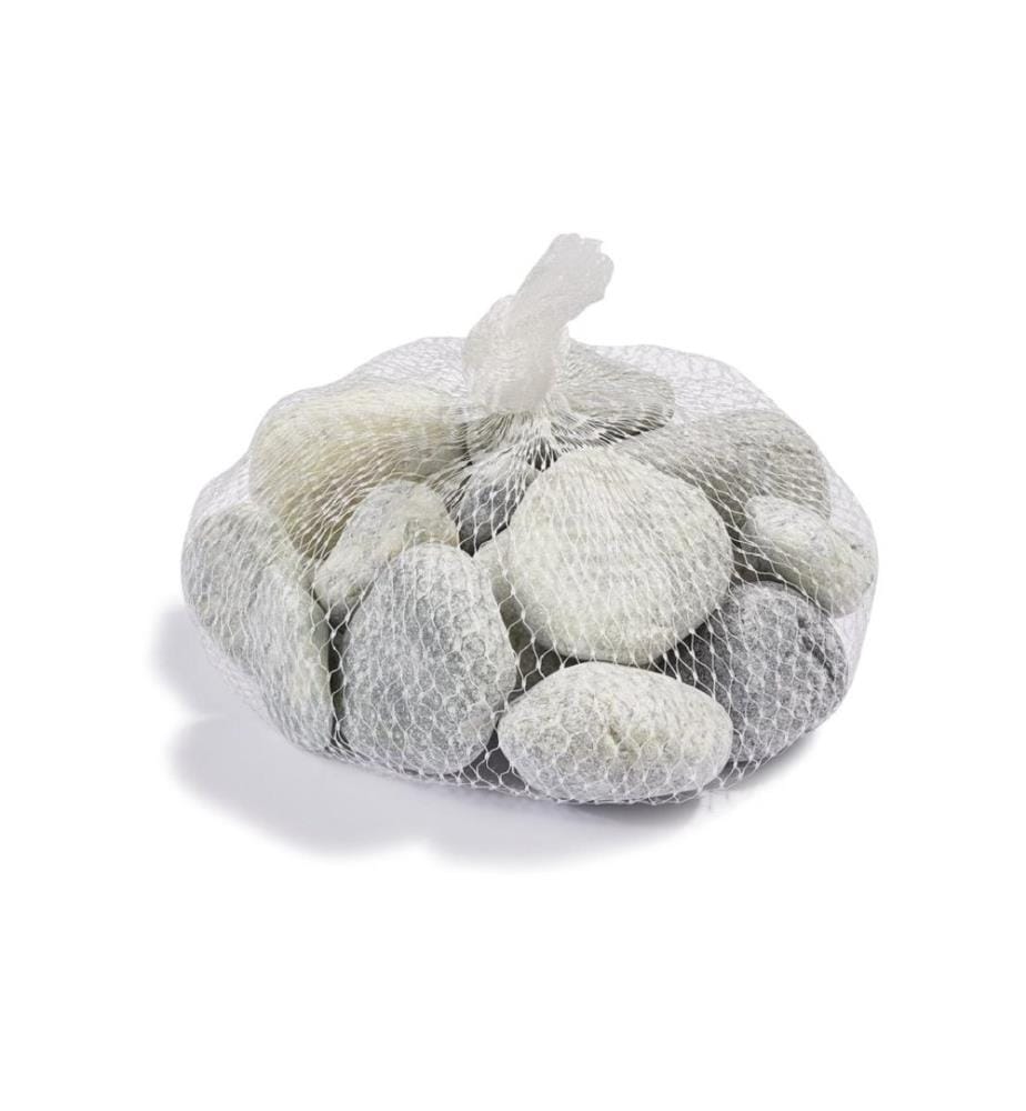 HOBBYFUN - Mini-Utensilien Steine Netz 500g, Grau