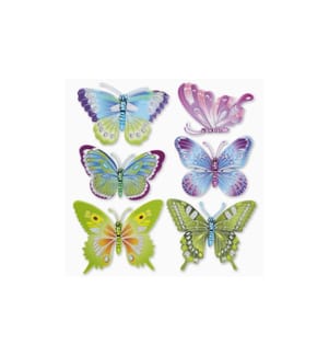 HOBBYFUN - 3D-Sticker Schmetterling 1 Blatt