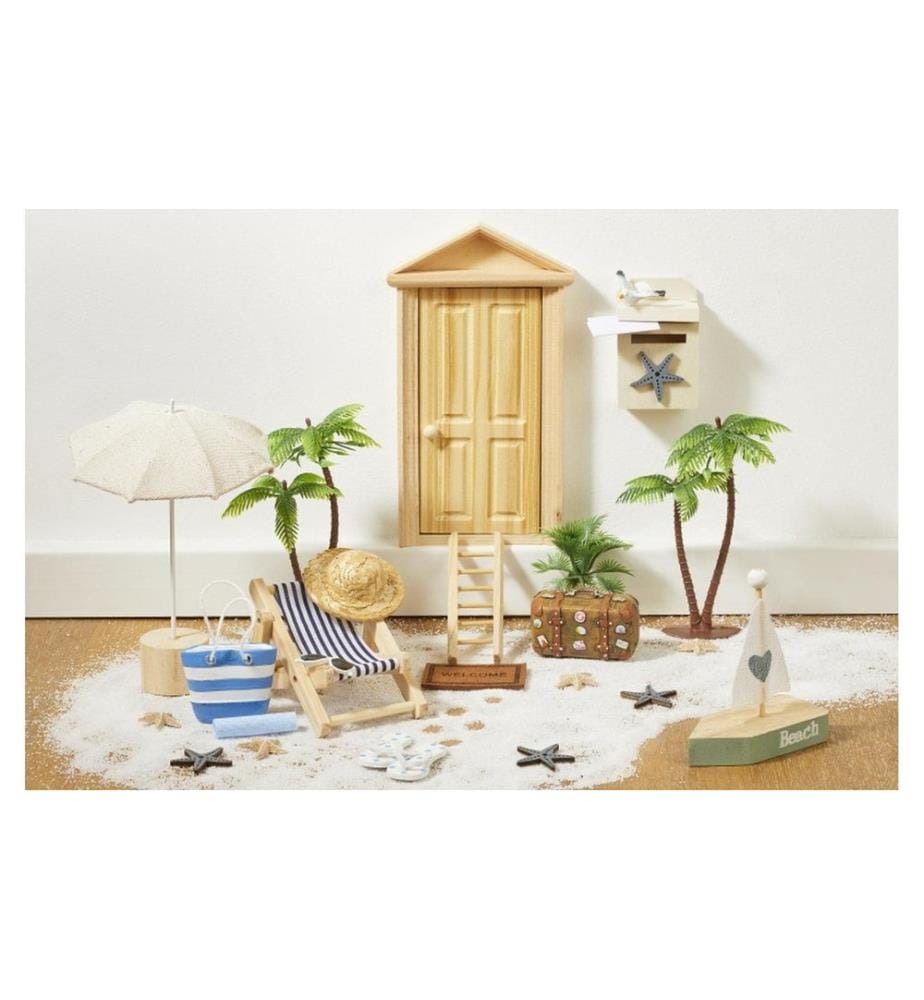 HOBBYFUN - Mini-Utensilien Strohhut 5 cm, 2 Stück