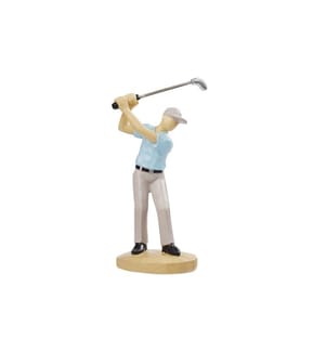 HOBBYFUN - Mini figurine Golfeur 10 cm