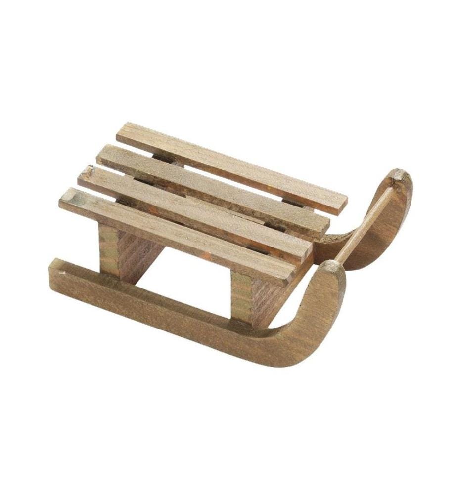 HOBBYFUN - Mini-Utensilien Schlitten 7 x 3.6 x 2.3 cm