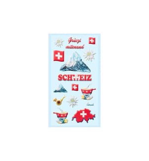 HOBBYFUN - Motivsticker Schweiz 1 Blatt