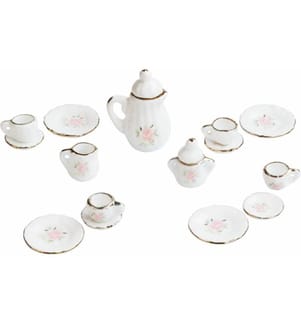 HOBBYFUN - Mini ustensiles Mini-service à café 1-3.5 cm, 16 pièces