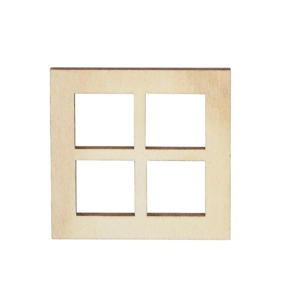 HOBBYFUN - Mini-Haus Fenster 3 Stück