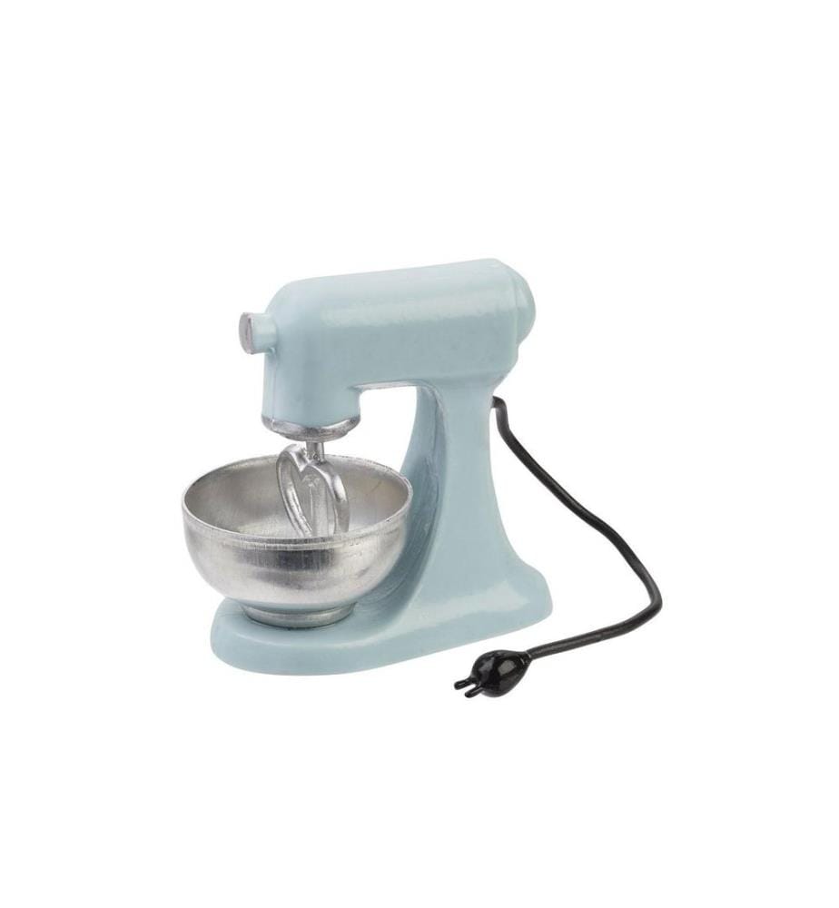 HOBBYFUN - Mini-Utensilien Küchenmaschine 3 x 3 x 2 cm, Hellblau