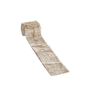 HOBBYFUN - Mini ustensiles Bande de fausse fourrure Beige