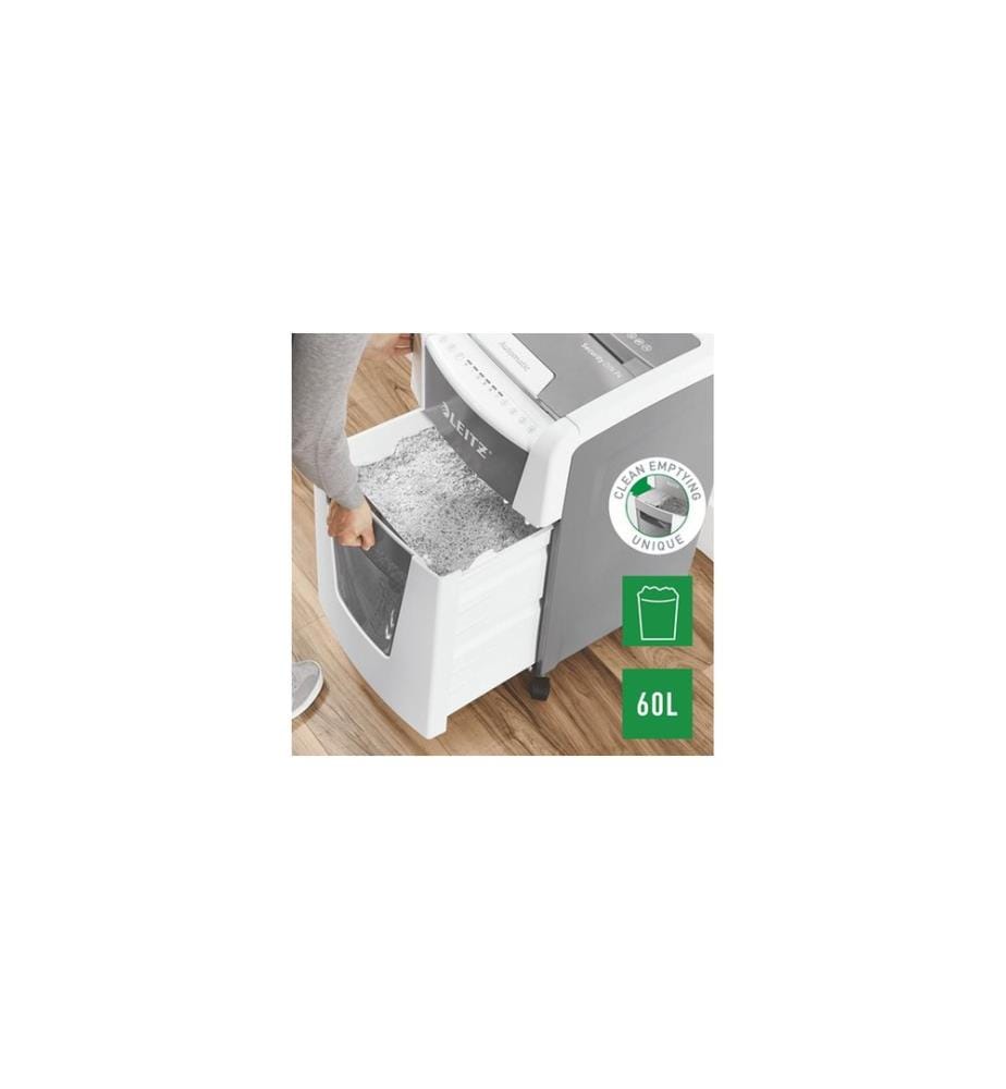 Leitz Bürogeräte - Destructeur de documents IQ Autofeed Office, P-4, 300 feuilles