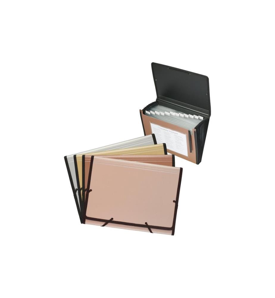 KOLMA - Classeur à soufflet Daily Bliss A4, bronze