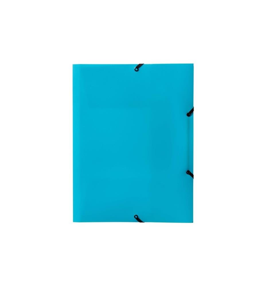 KOLMA - Portfolio à ruban élastique Penda A4 Opaque Turquoise