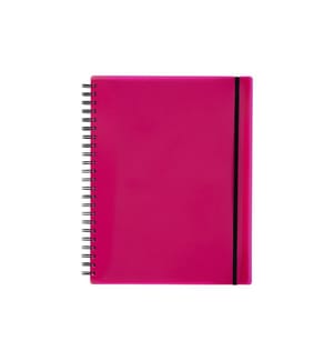 KOLMA - Carnet de notes Easy A4, À carreaux, Berry