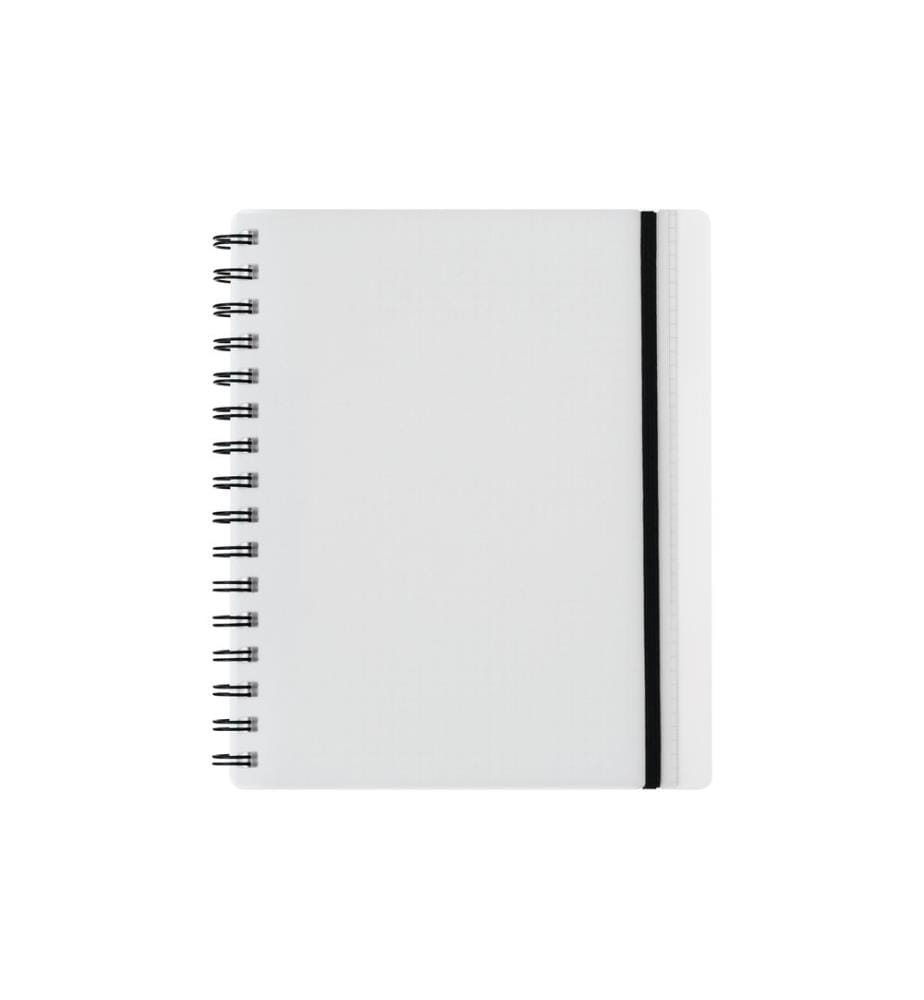 KOLMA - Carnet de notes Easy A5, À carreaux, Transparent