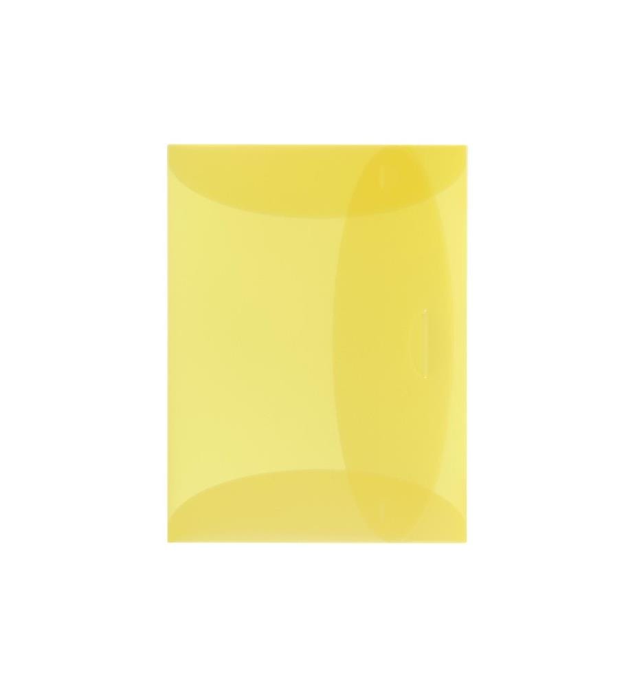 KOLMA - Dossier de documents Boîte de rangement Easy A4 Jaune, 2.5 cm
