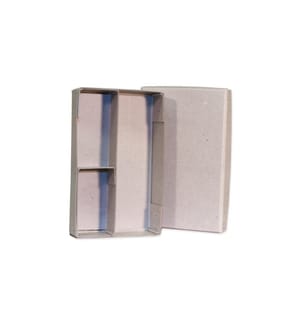 office focus - Boîte de matériel 23.5 x 15.5 x 5 cm, Gris