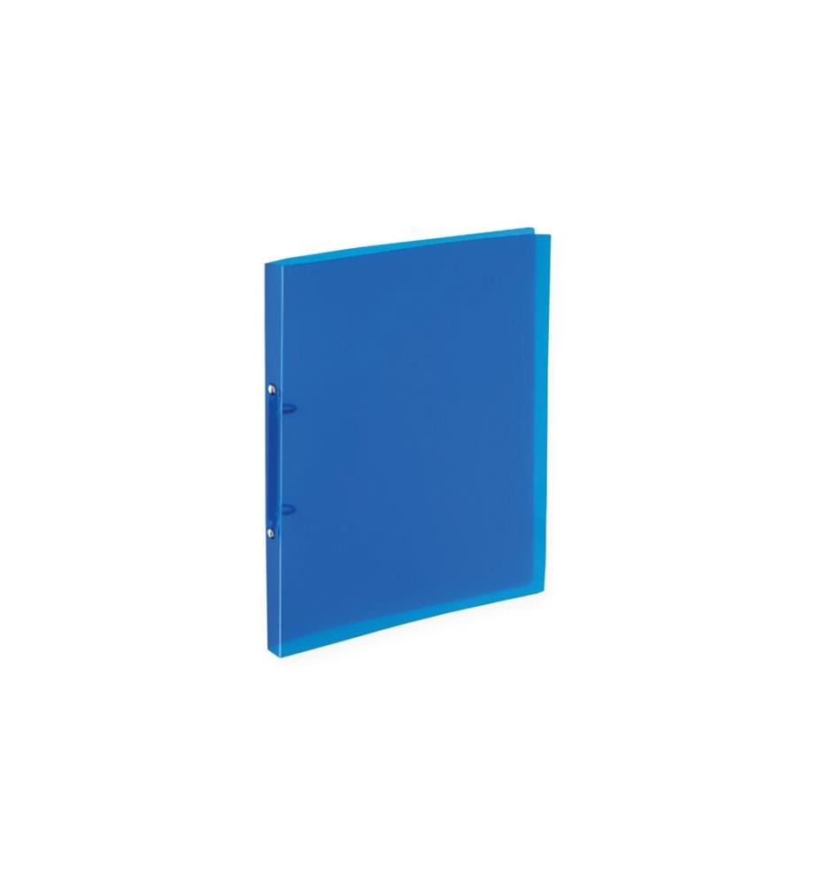 KOLMA - Ringbuch Easy Soft Ø 2.1 cm, Blau/Transparent