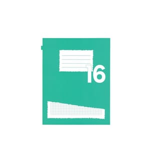 office focus - Cahier d'école FSC E5, À carreaux, Turquoise, 10 Pièce/s