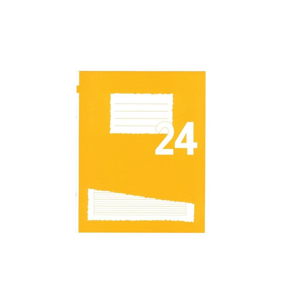 office focus - Cahier d'école FSC E5, À lignes, Jaune, 10 Pièce/s