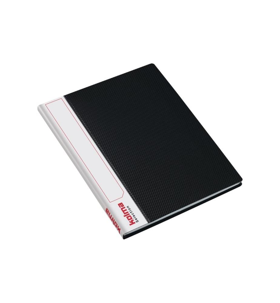 KOLMA - Chemises de présentation Selection A4 Noir, 20 poches