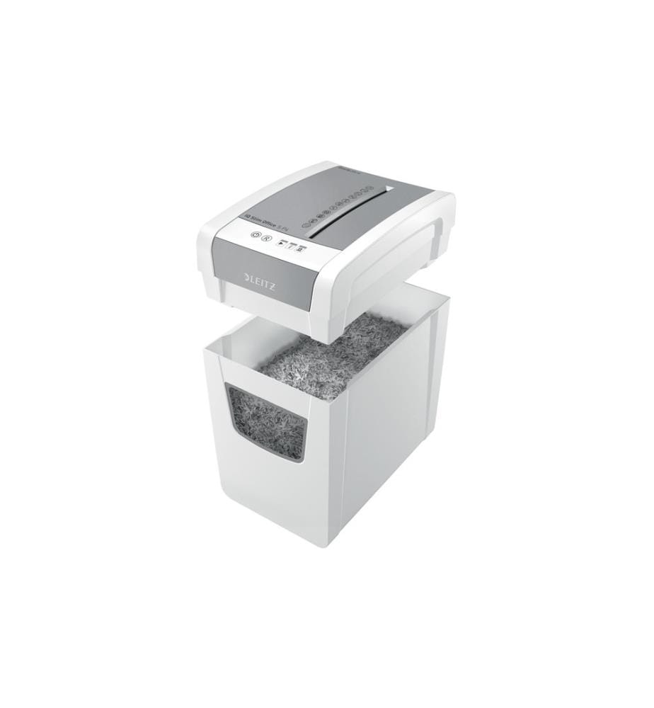 Leitz Bürogeräte - Aktenvernichter IQ Slim Office S P-4, 12 Blatt