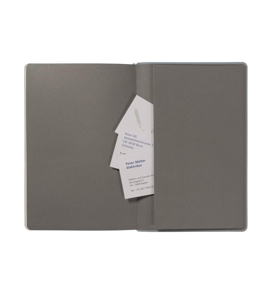 KOLMA - Bloc-notes Smooth A5, à pois, vert olive