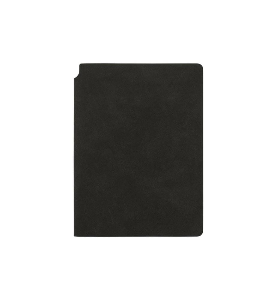 KOLMA - Bloc-notes Smooth A5, à pois, noir