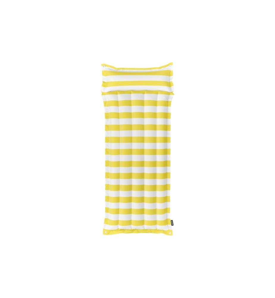 KOLMA - Matelas pneumatique Jaune/Blanc