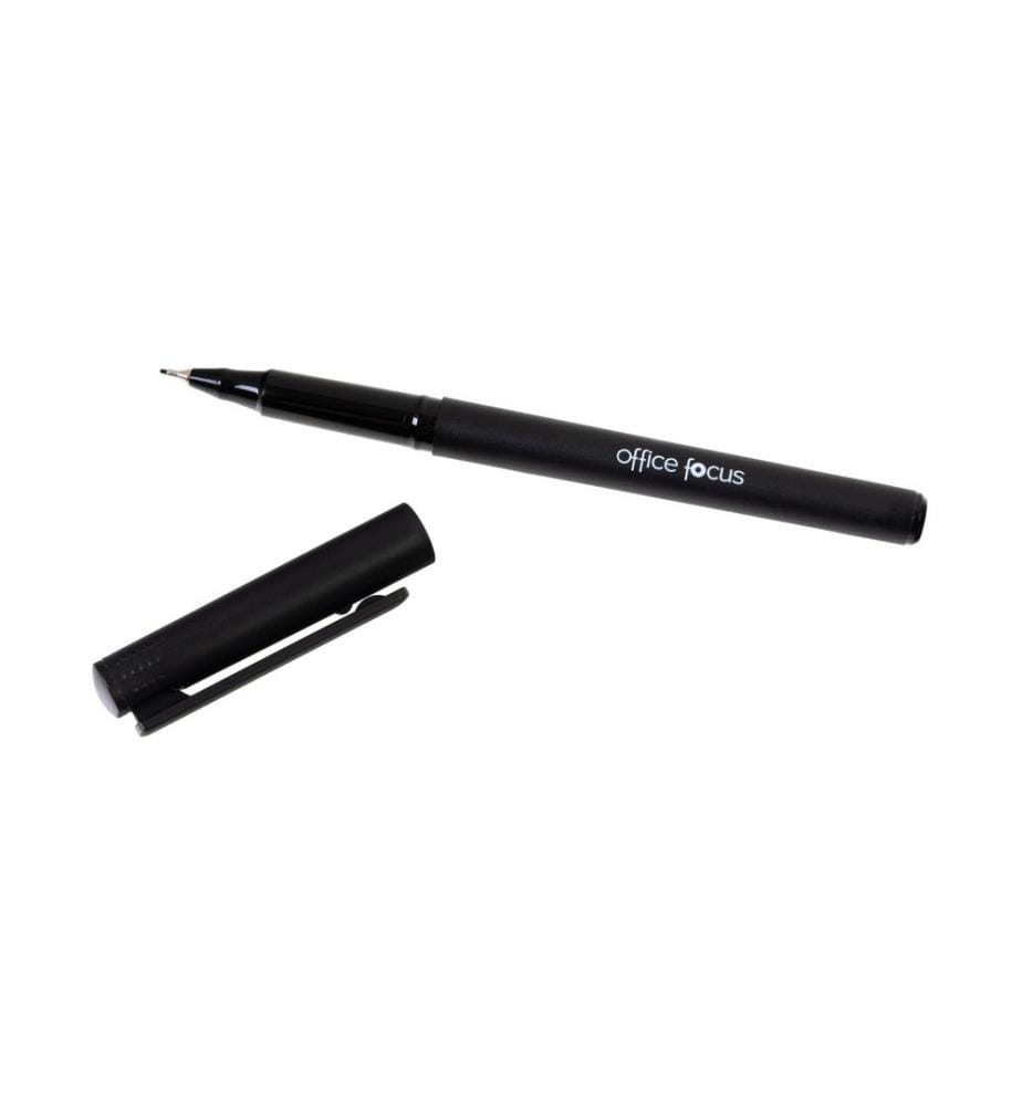 office focus - Fineliner office focus - Noir, 12 pièces