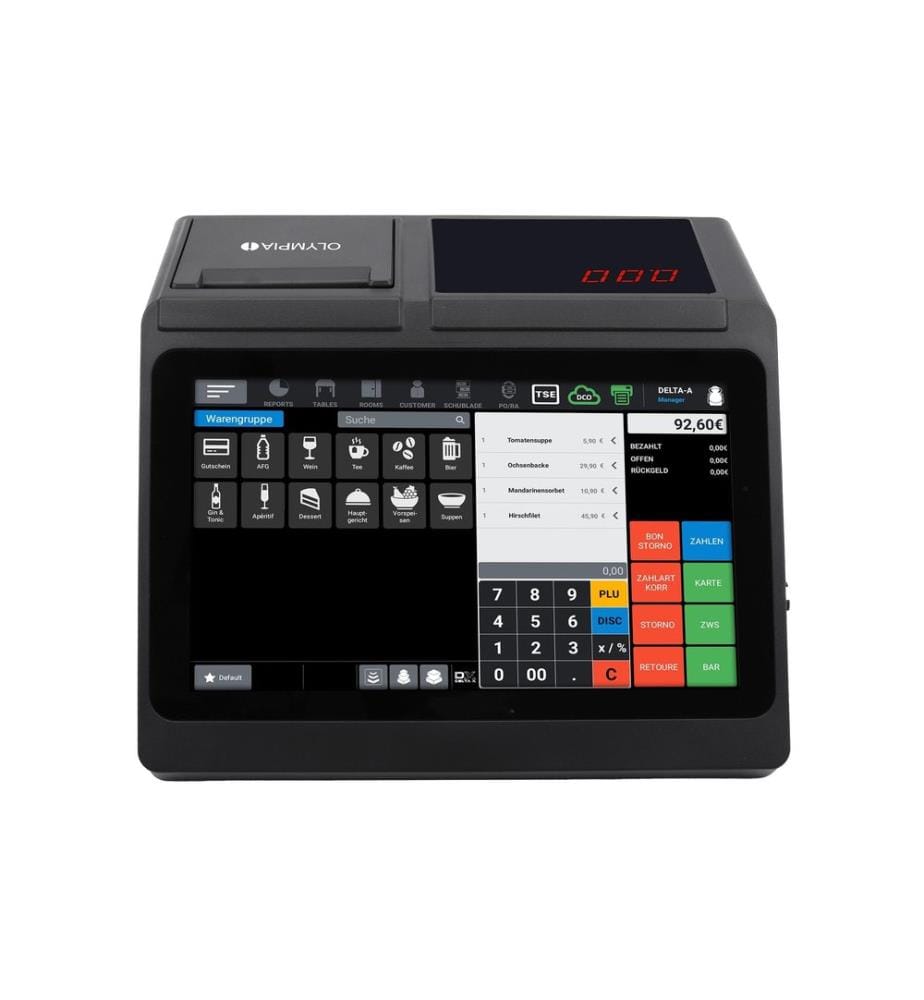Olympia - Registrierkasse T110 Schwarz