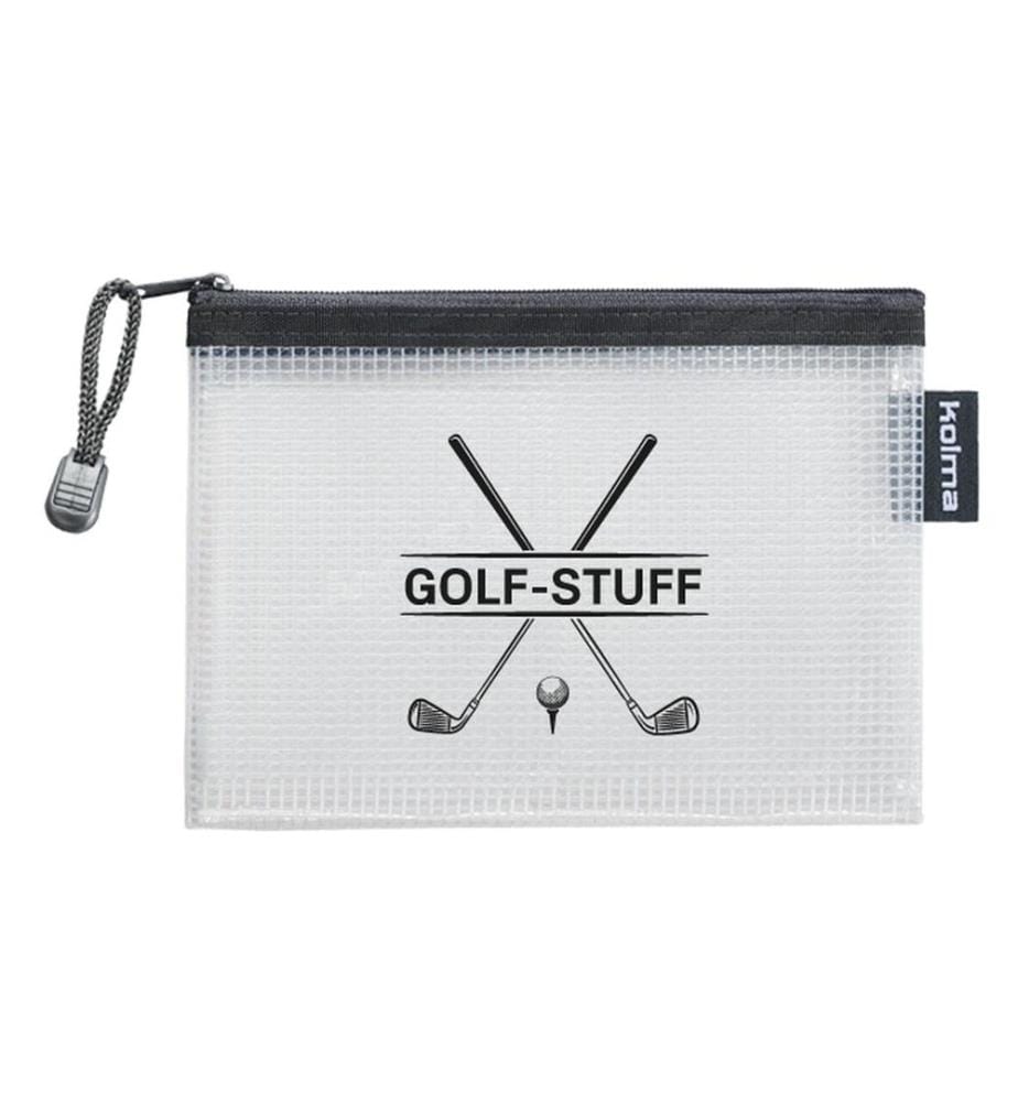 KOLMA - Étui Mesh Bag, Golf Stuff, A6, Gris