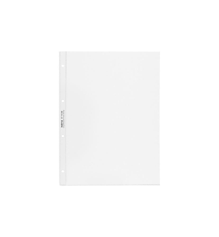 KOLMA - Pochette de présentation A4 CopyResistant Lisse Strong 10 pièces